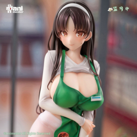 (Pre-order) Original Character Statue 1/6 First Business! Mari Hanamiya the Gentle Shop Assistant illustration by POPQN 28 cm  