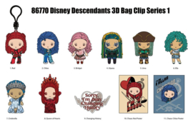 (Pre-order) Descendants 3D PVC Bag Clips Series 1 Display (24)