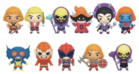 (Pre-order) Masters of the Universe 3D Foam Bag Clips Movie Series 1 Display (24)