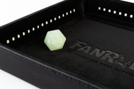 FanRoll Shadowlight Folding Blacklight Dice Tray Black