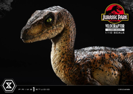 PRE-ORDER Jurassic Park Prime Collectibles Statue 1/10 Velociraptor Closed Mouth 19 cm