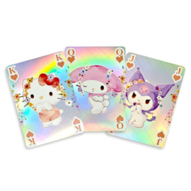 (Pre-order) Sanrio Playing Cards Hello Kitty & Friends Holographic    