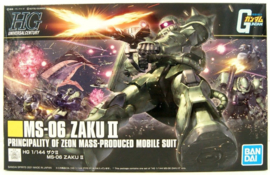 Gundam High Grade Plastic Model Kit 1/144 MS-06 Zaku II