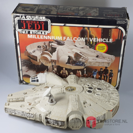 Vintage Star Wars - Millennium Falcon met ROTJ Bi-Logo doos