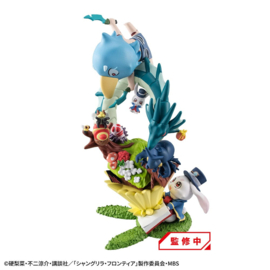 PRE-ORDER Shangri-La Frontier Petitrama EX Series Trading Figure 3-Set Shangri-La Frontier vs Monster Diorama Collection Set 11 cm (with gift)