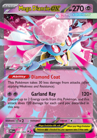 Pokémon TCG - Mega Diancie ex - Phantasmal Flames - 041/094