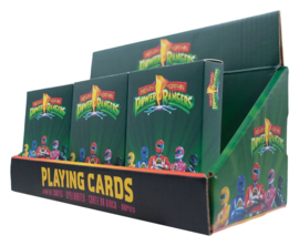 (Pre-order) Power Rangers Playing Cards Display (12)