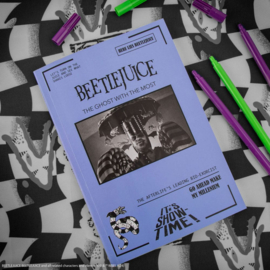 Beetlejuice Notebook It's Show Time 