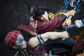 (Pre-order) Demon Slayer: Kimetsu no Yaiba PVC Figure Tanjiro Kamado & Giyu Tomioka & Akaza 13 cm
