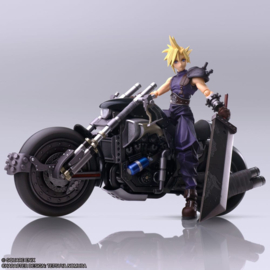 PRE-ORDER Final Fantasy VII Bring Arts Action Figure and vehicle Cloud Strife & Hardy-Daytona 15 cm