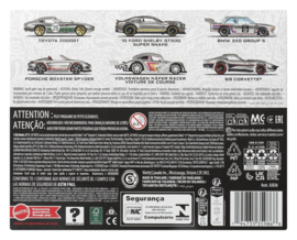 Hot Wheels Silver Series Die-Cast Vehicle 6-Pack 1/64 ZAMAC