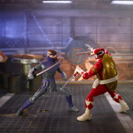 Power Rangers X TMNT Foot Soldier Tommy and Raphael Red Ranger