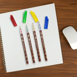 (Pre-order) Harry Potter Gel Pens 4-Pack Colourful Crest 