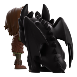 (Pre-order) How to Train Your Dragon Vinyl Figure Meeting Toothless 11 cm     