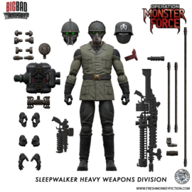 PRE-ORDER Operation: Monster Force Action Figure 1/12 Sleepwalker Heavy Weapons Division 15 cm