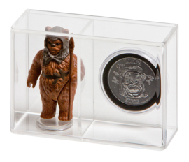 CUSTOM-ORDER Loose Action Figure With Coin Display Case - Small 3 3/4"