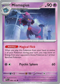 Pokémon TCG - Mismagius - Paldea Evolved - 088/193 Reverse Holo