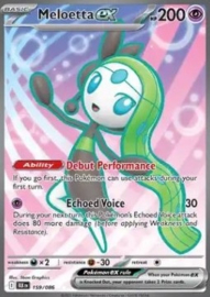 Pokémon TCG  - Meloetta ex - Black Bolt  - 159/086