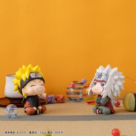 (Pre-order) Naruto Shippuden Look Up PVC Figures 2-Pack Naruto Uzumaki Smile Ver. & Jiraiya 11 cm (with gift)