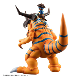 (Pre-order) Digimon Adventure Precious G.E.M. Series PVC Figure Greymon & Taichi Yagami 25 cm (Repeat)