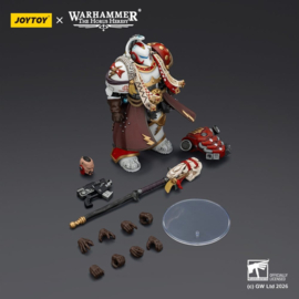 (Pre-order) Warhammer 40,000 Action Figure White Scars Stormseer Consulwith Force Staff and Bolt Pistol 12 cm