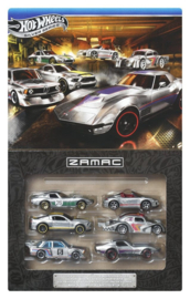 Hot Wheels Silver Series Die-Cast Vehicle 6-Pack 1/64 ZAMAC