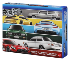 Hot Wheels Silver Series Die-Cast Vehicle 6-Pack 1/64 Euro Style