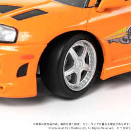 (Pre-order) Fast & Furious Q-Village Vehicle with mini-figure Toyota Supra JZA80 9 cm