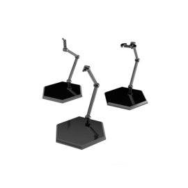 (Pre-order) The Simple Stand Mini Nendoroid More for Mini Figures & Models Black Hex Type 3-Pack 