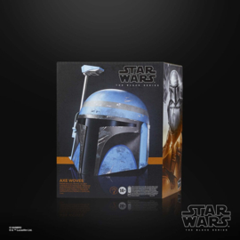 PRE-ORDER Star Wars The Mandalorian Black Series Electronic Helmet Axe Woves