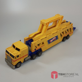 Hot Wheels - Semi truck & trailer car hauler (Compleet)