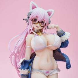 (Pre-order) Super Sonico PVC Figure White Cat Ver. (Reissue) 27 cm