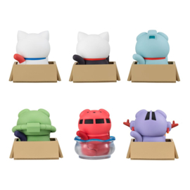 (Pre-order) Mobile Suit Gundam Mega Cat Project Nyandam Trading Figure Luckycat 6 cm Blind Box Assortment (6)