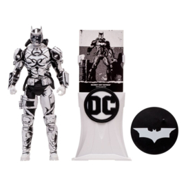 DC Multiverse Action Figure Hazmat Suit Batman (Line Art) (Gold Label)