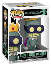 Futurama Pop! Animation Vinyl Figure Super King Bender 9 cm