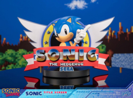 (Pre-order) Sonic the Hedgehog Statue Sonic Title Screen 21 cm