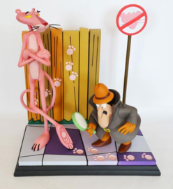 The Pink Panther Statue Pink Panther & The Inspector 41 cm