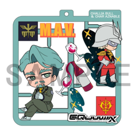 Mobile Suit Gundam GQuuuuuuX Plat Collection Keychain Assortment (4)