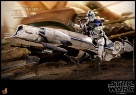 PRE-ORDER Star Wars The Clone Wars 1/6 Commander Appo & BARC Speeder