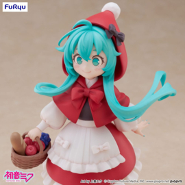 (Pre-order) Hatsune Miku Desktop Fairy PVC Statue Hatsune Miku Little red riding hood Ver. 16 cm   