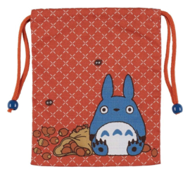 (Pre-order) My Neighbor Totoro Cloth Bag Middle Totoro Orange