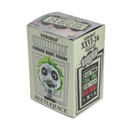 (Pre-order) Beetlejuice Beetlejuice Bhunny Flocked Vinyl Figure Beetlejuice Striped Suit 10 cm