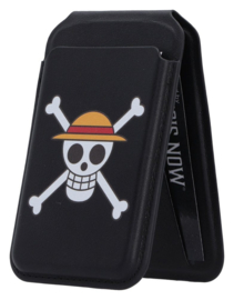 (Pre-order) One Piece Card Holder Luffy Jolly Roger Black 10 cm