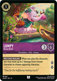 Lorcana TCG - Lumpy - Hunny Druid - Foil - Attack of the Vine - 42/207
