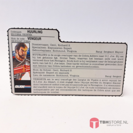 G.I. Joe File Card Huurling