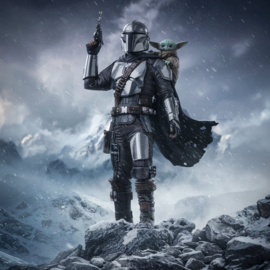 (Pre-order) The Mandalorian & Grogu Art Scale Statue 1/10 The Mandalorian and Grogu 25 cm