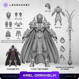 PRE-ORDER Legendari Actionfigur 1/10 Kael Darkhelm 18 cm