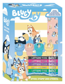 (Pre-order) Bluey 14-Piece Creative Colouring Set