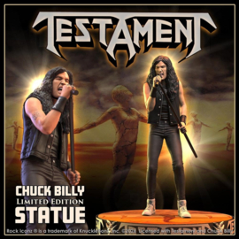 (Pre-order) Testament Rock Iconz Chuck Billy 22 cm