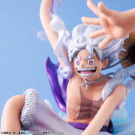 (Pre-order) One Piece Portrait.Of.Pirates PVC Figure "Evolutionary History" Monkey D. Luffy "Gear Fifth" 26 cm